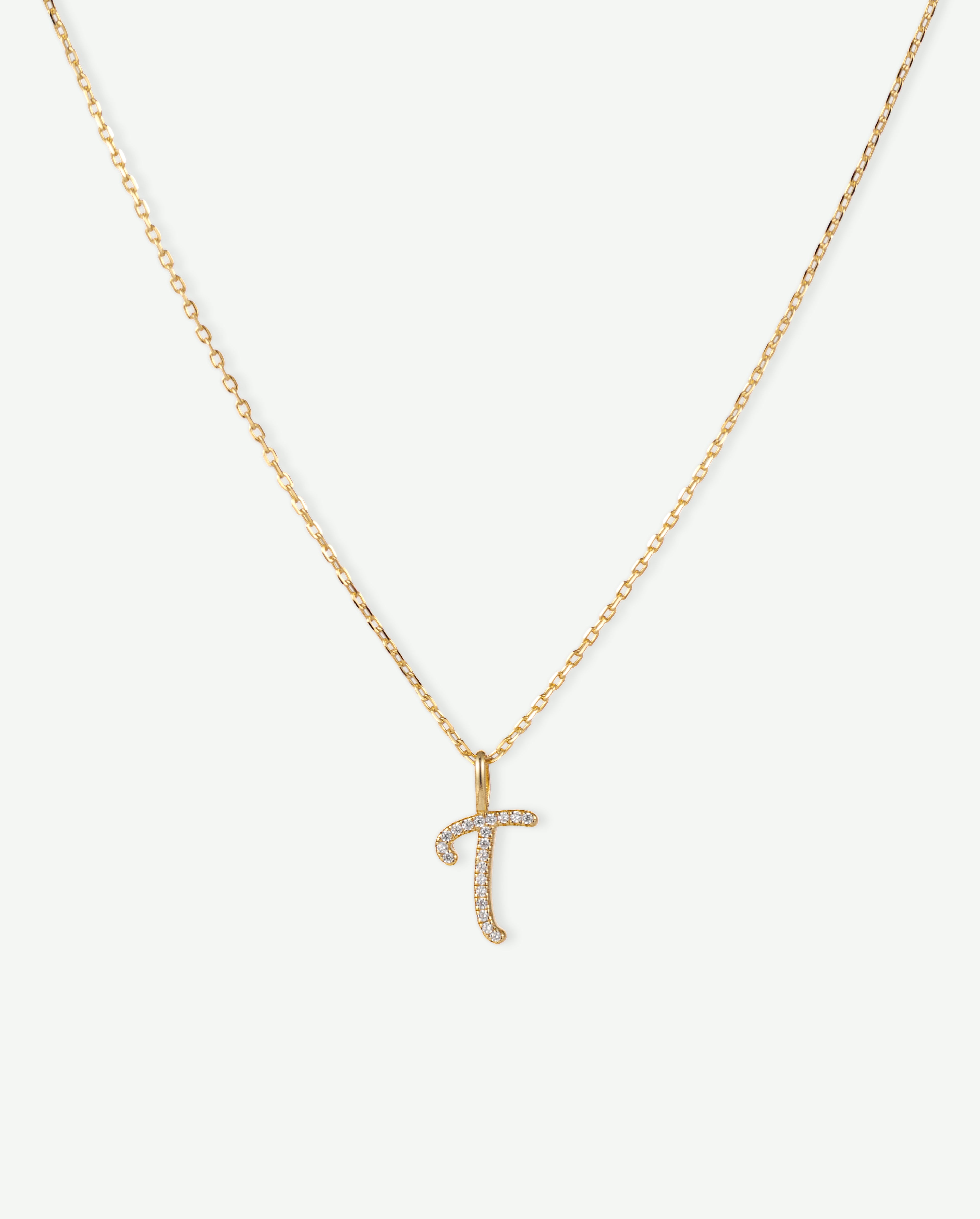 Letter T Charm