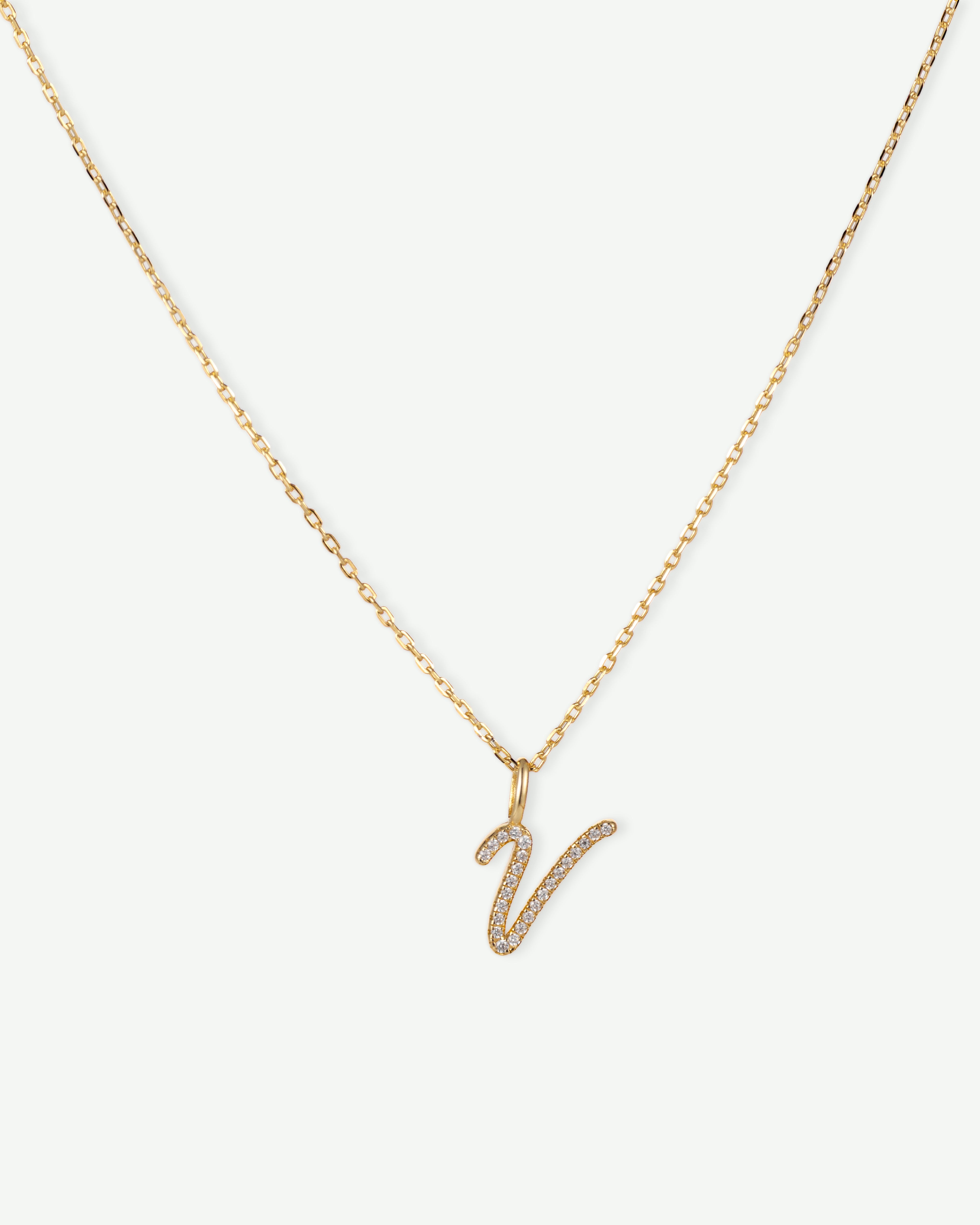 Letter V Charm