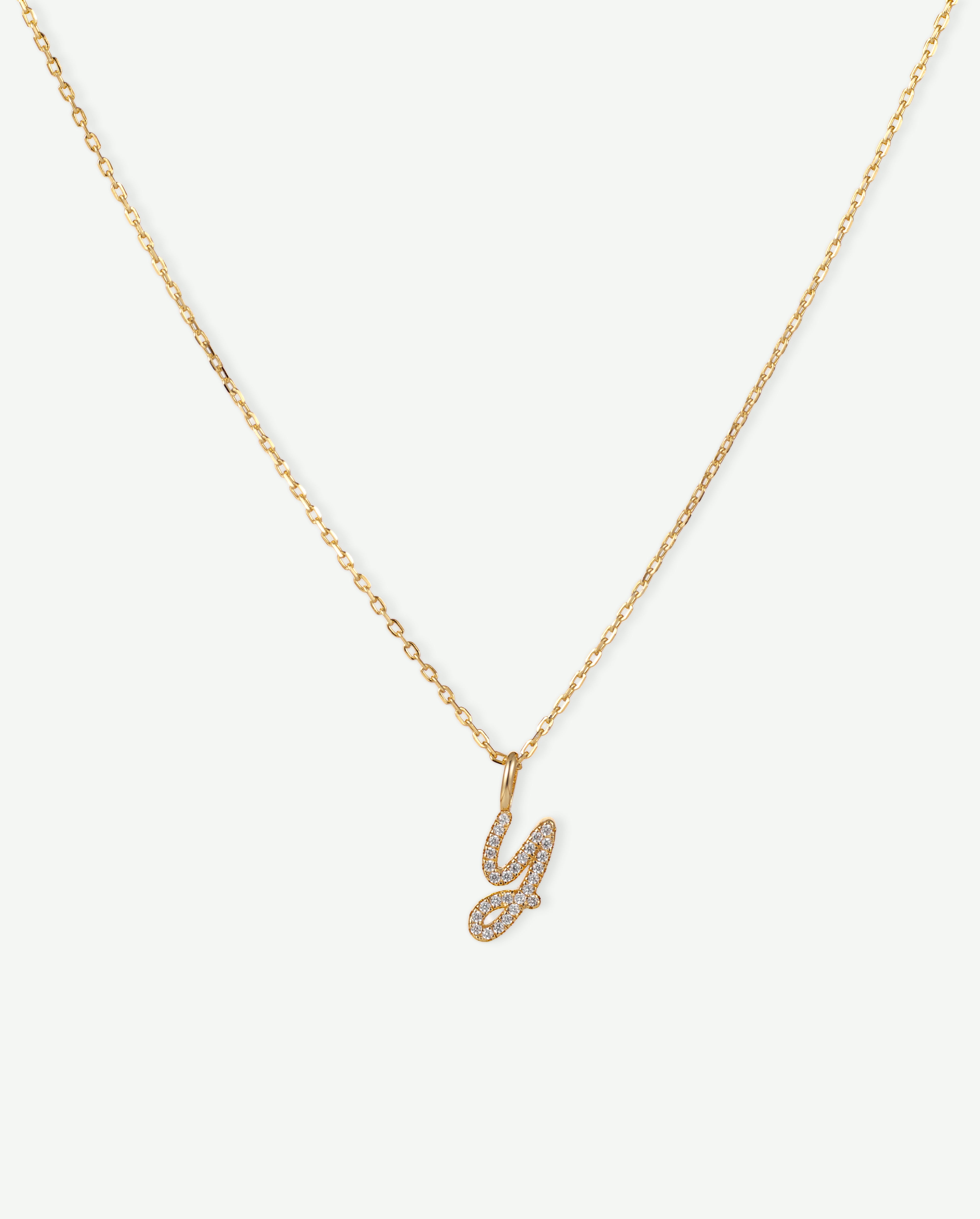 Letter Y Charm
