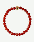 Red Agate Beaded Bracelet / Necklace