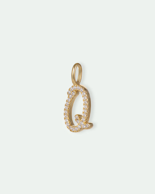 Letter Q Charm