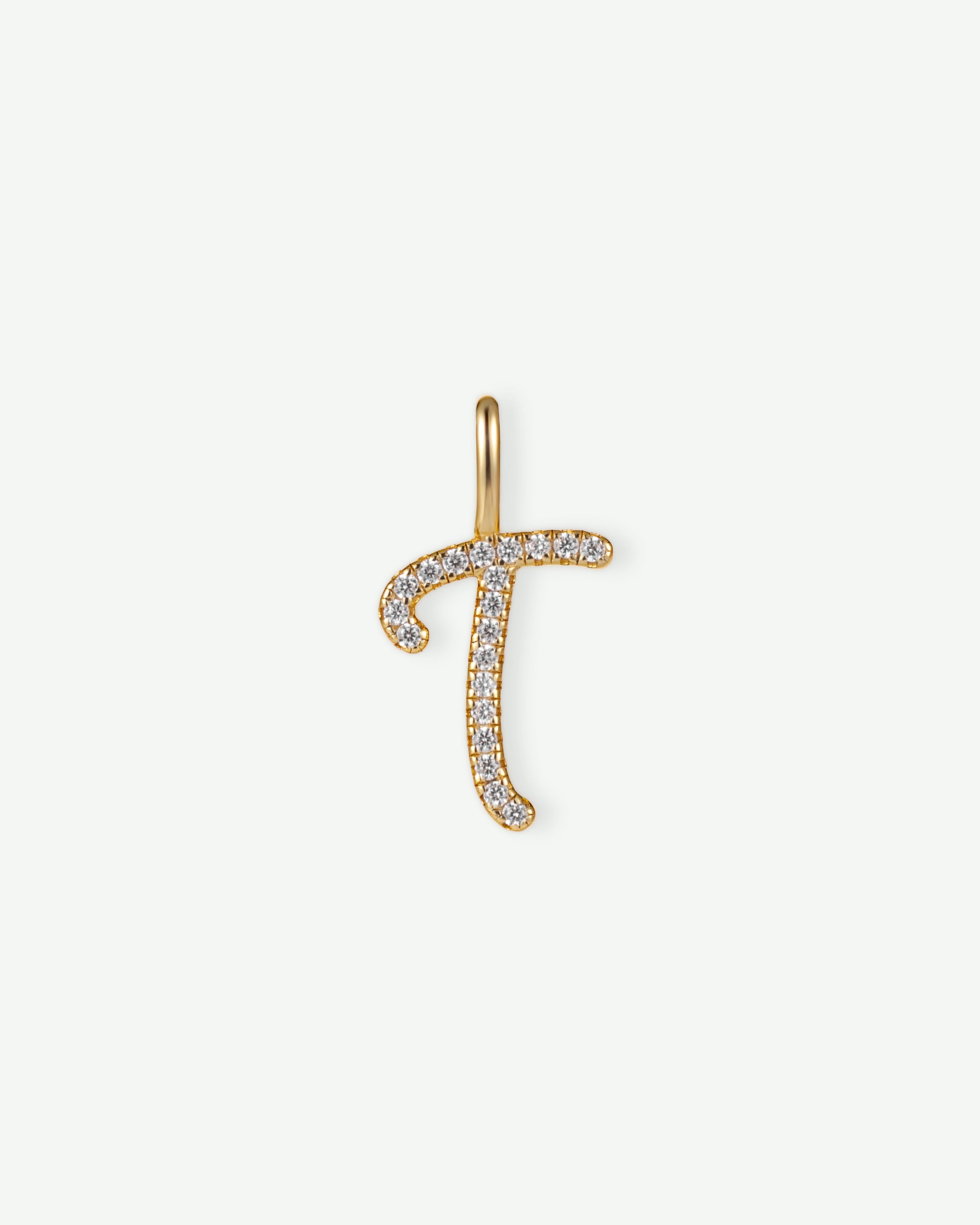 Letter T Charm