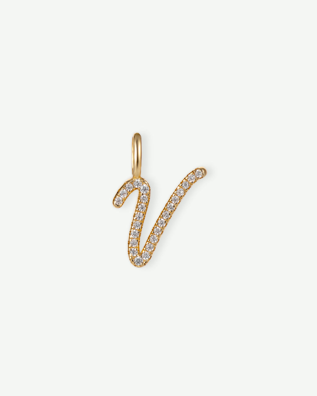 Letter V Charm