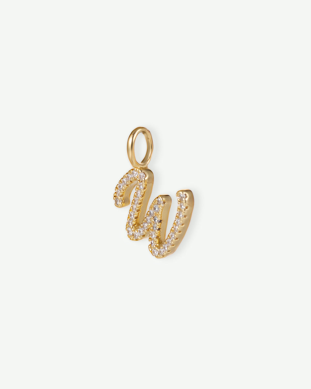 Letter W Charm