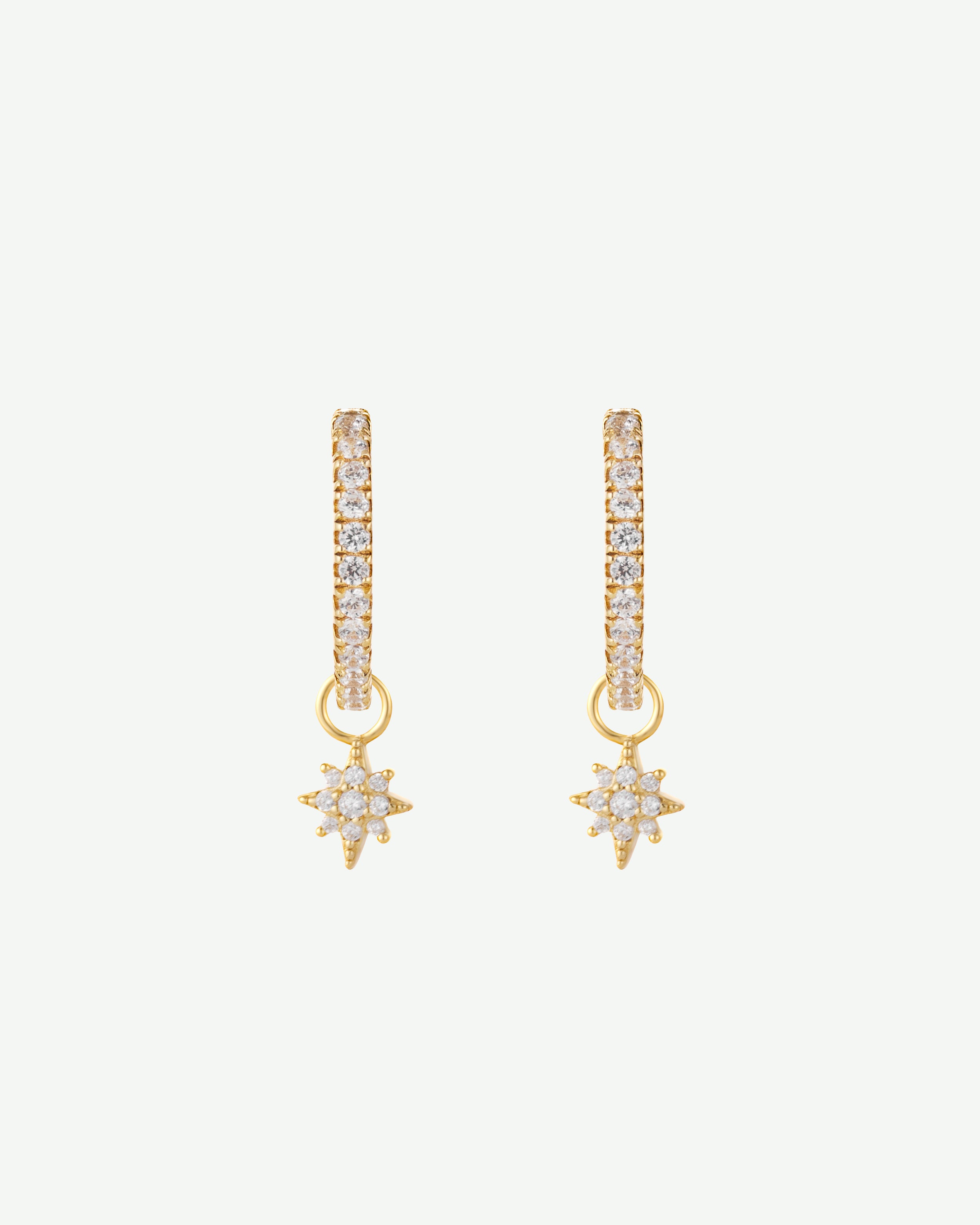 Northern Star Pavé Hoops