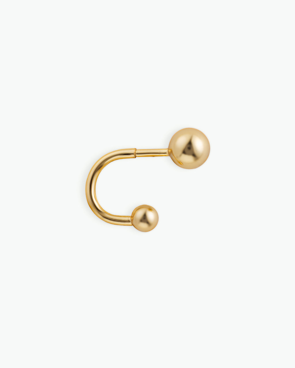 Bead Barbell Earrings