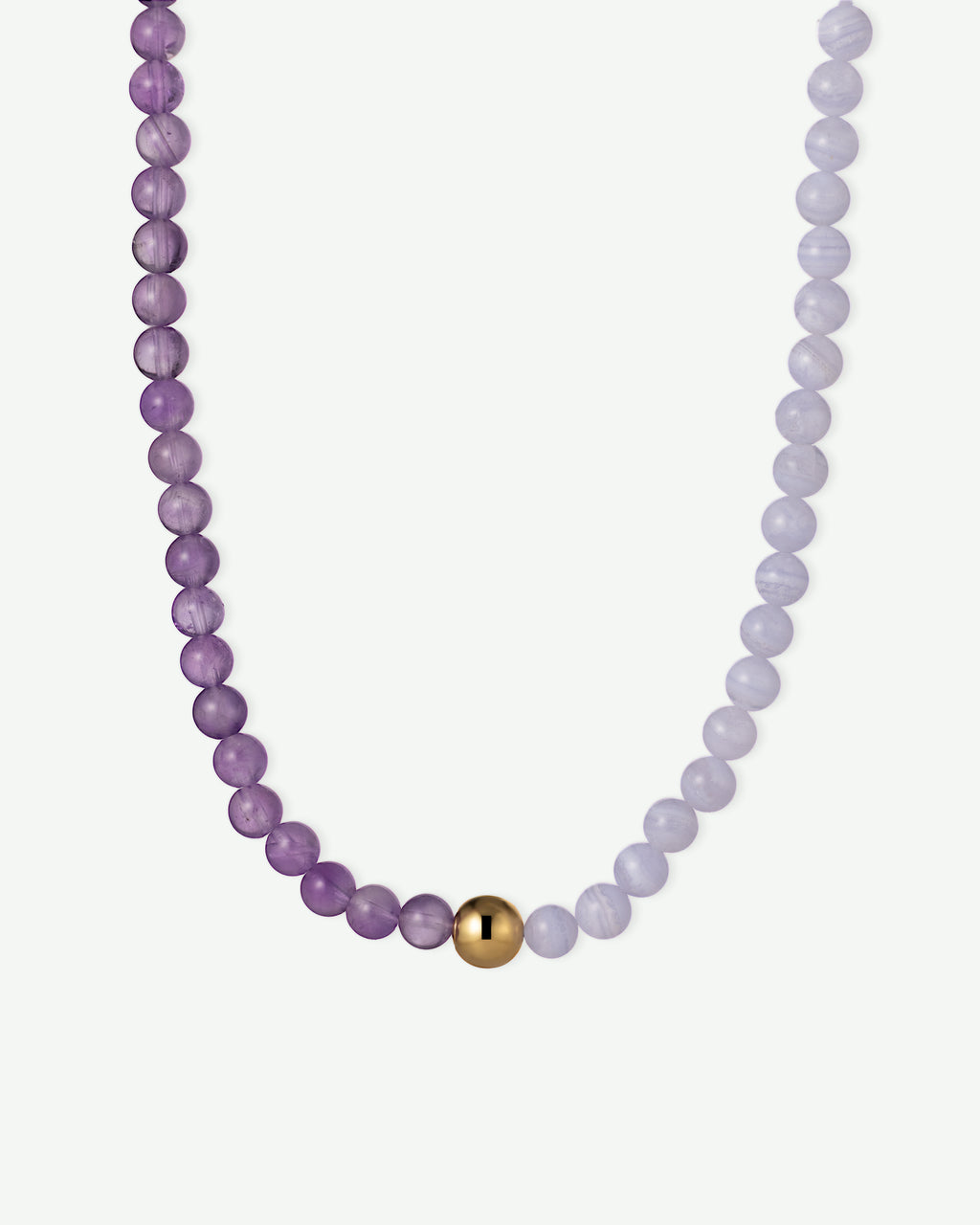Blue Agate Beaded Bracelet / Necklace