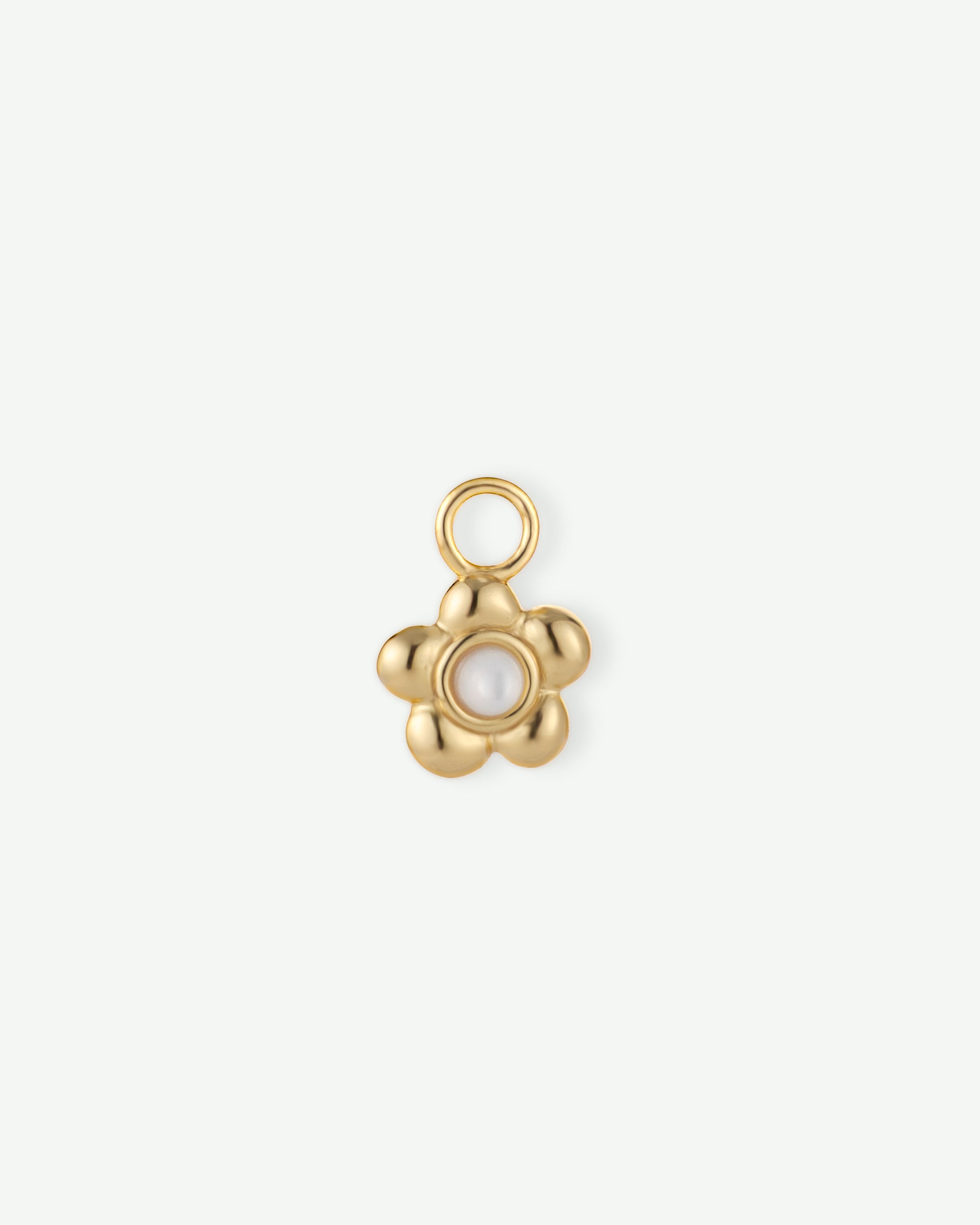Mother of Pearl Flower Charm