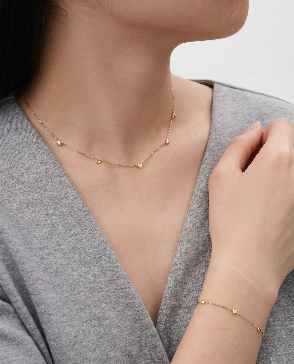 Heart Chain Necklace