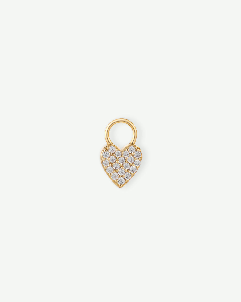 Sparkle Heart Charm