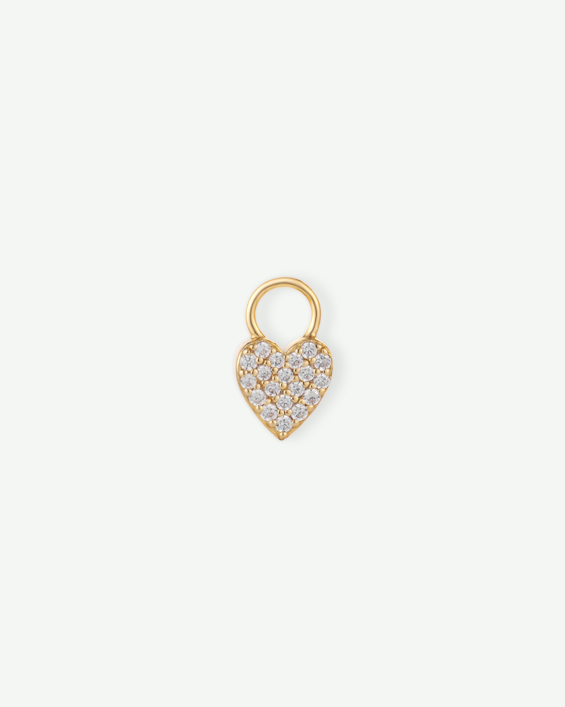 Sparkle Heart Charm
