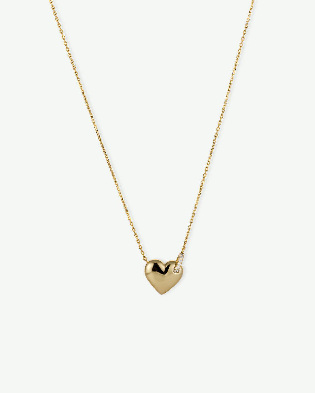 Heart Loop Pendant Necklace