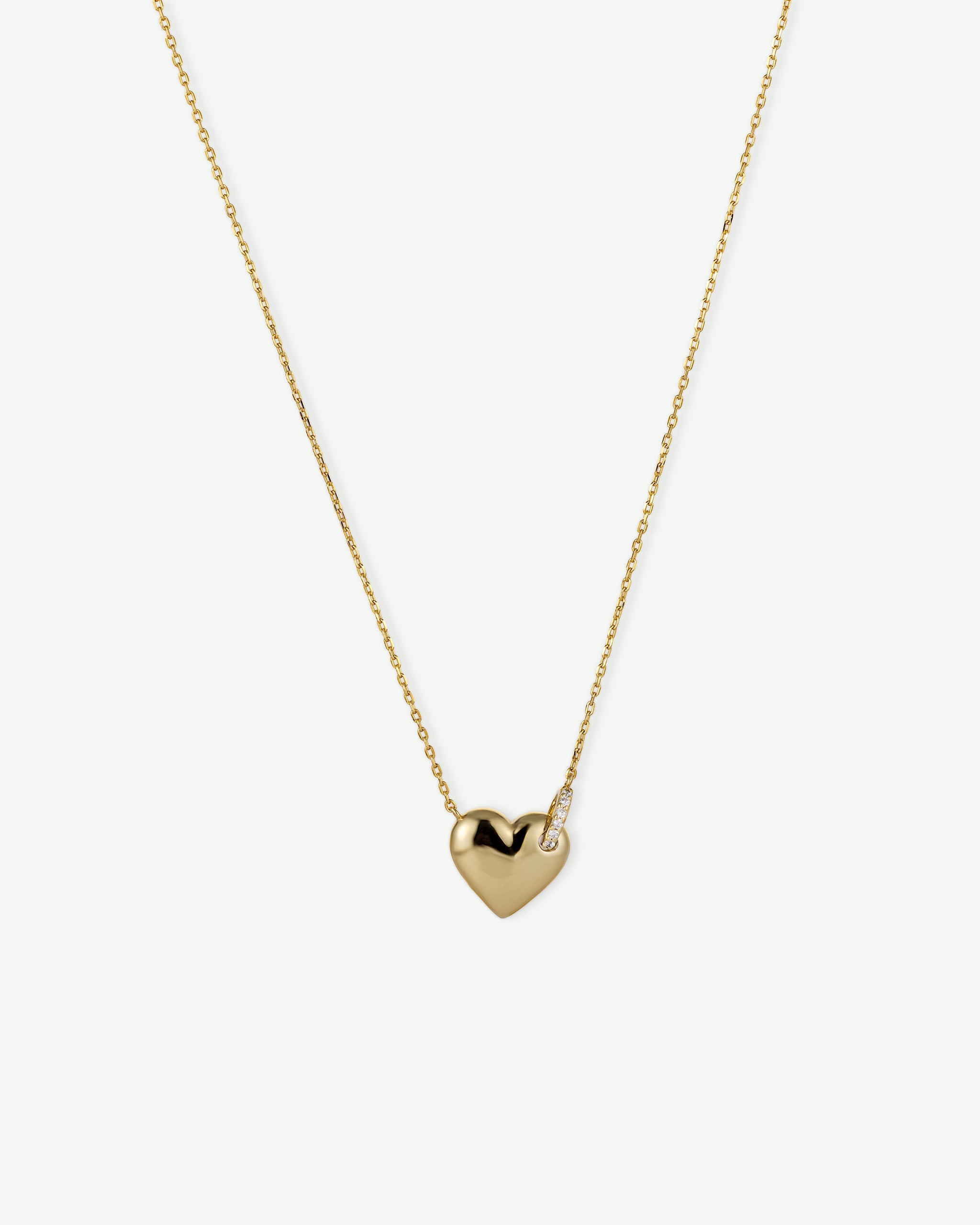 Heart Loop Pendant Necklace