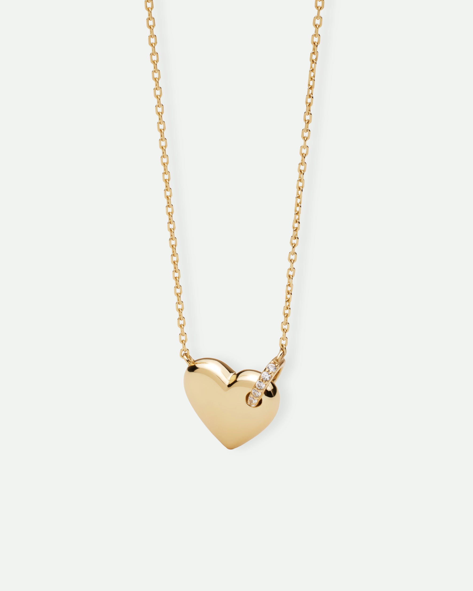 Heart Loop Pendant Necklace