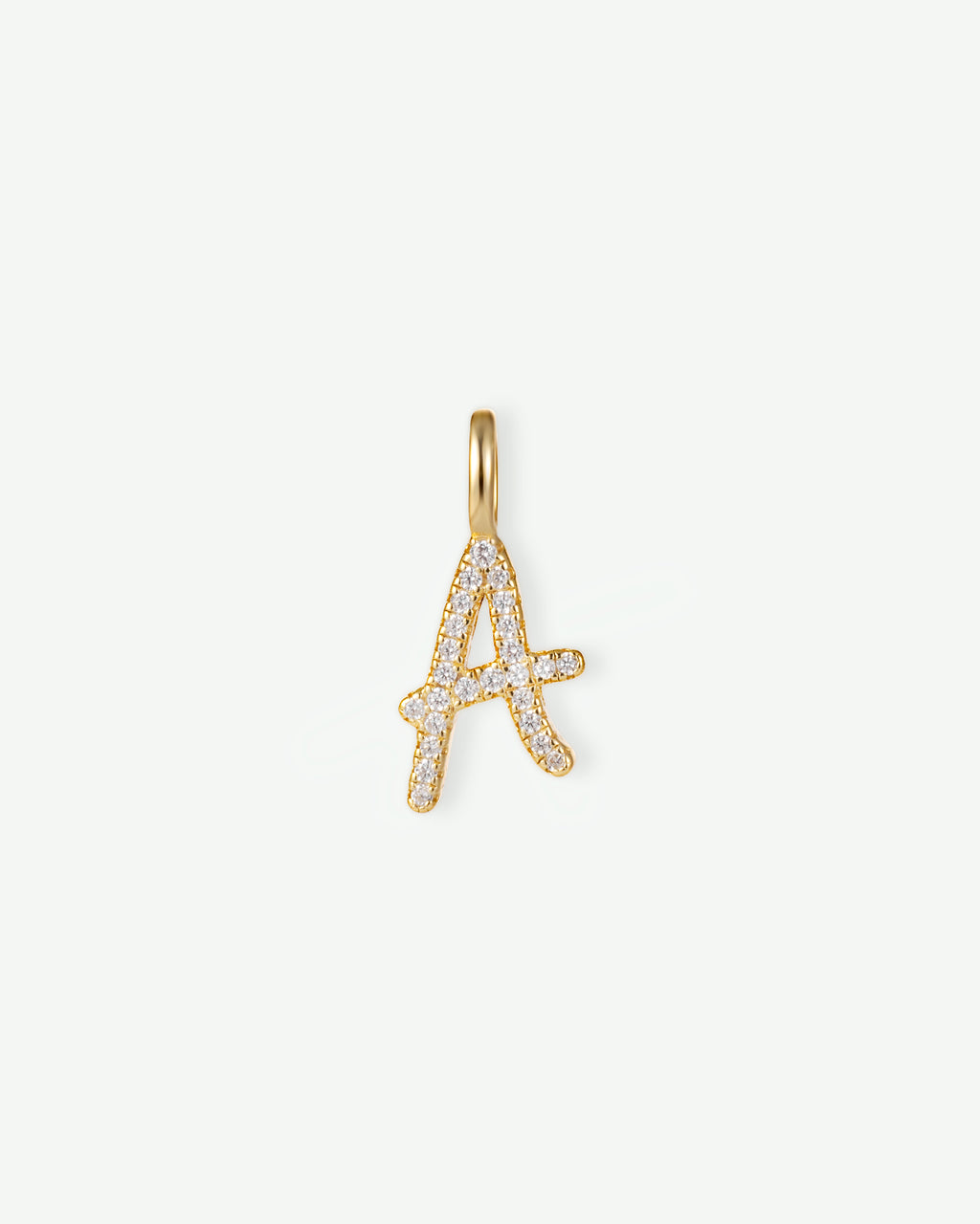 Letter A charm