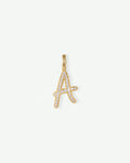 Letter A charm