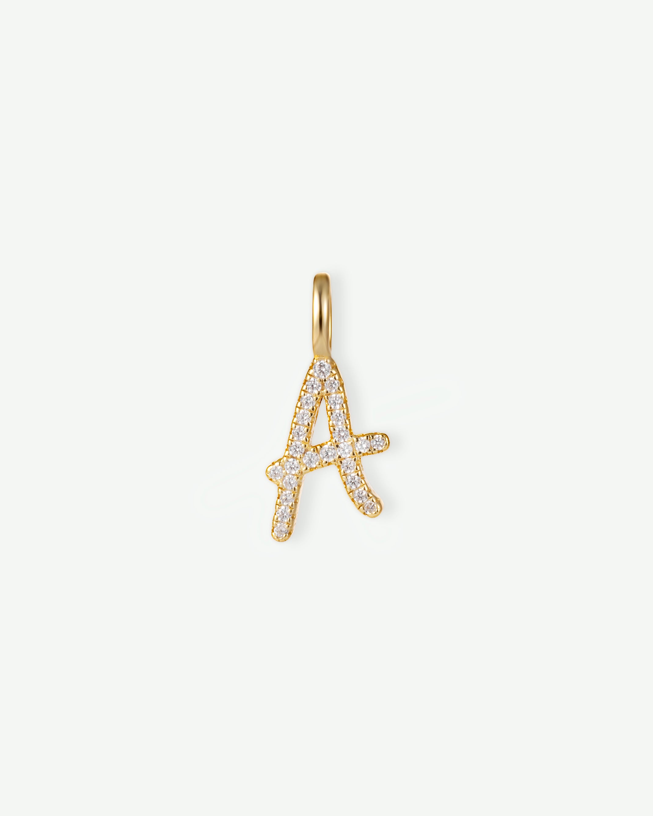 Letter A charm