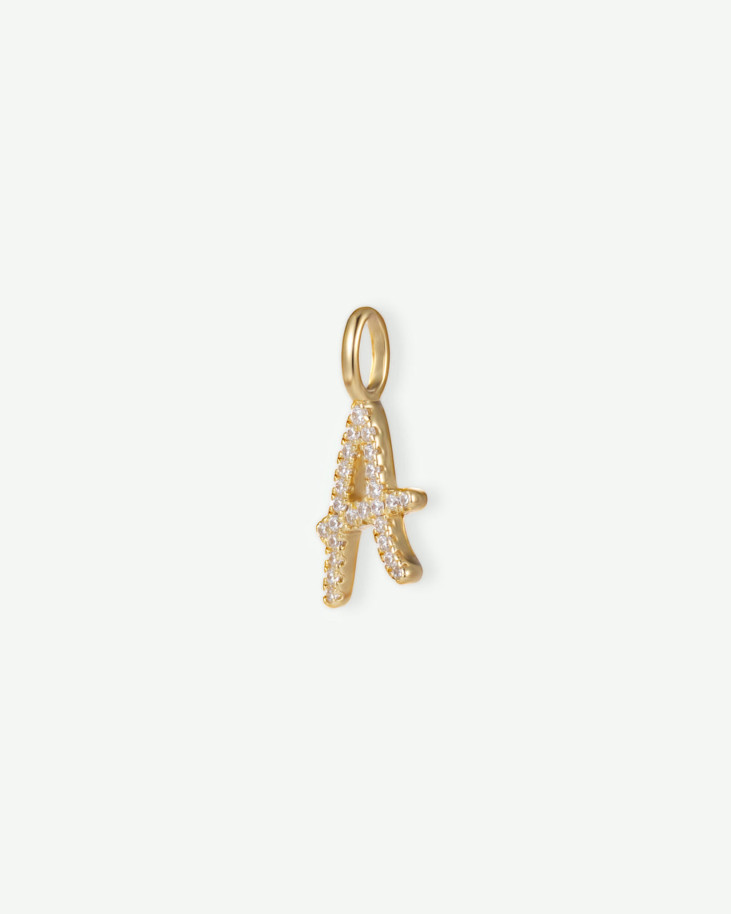 Letter A charm