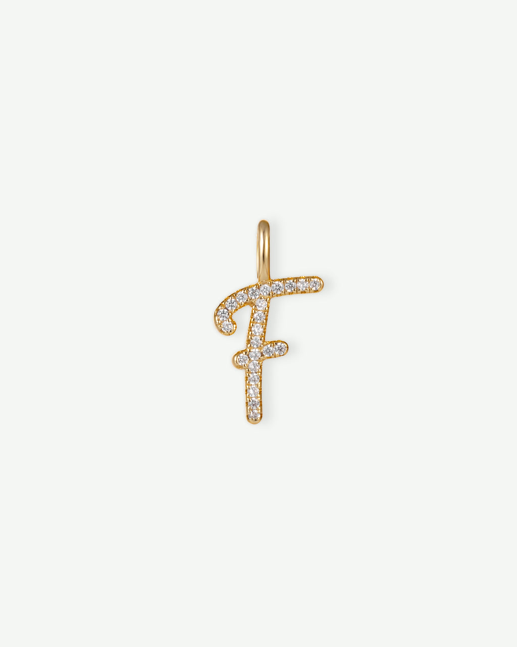 Letter F Charm