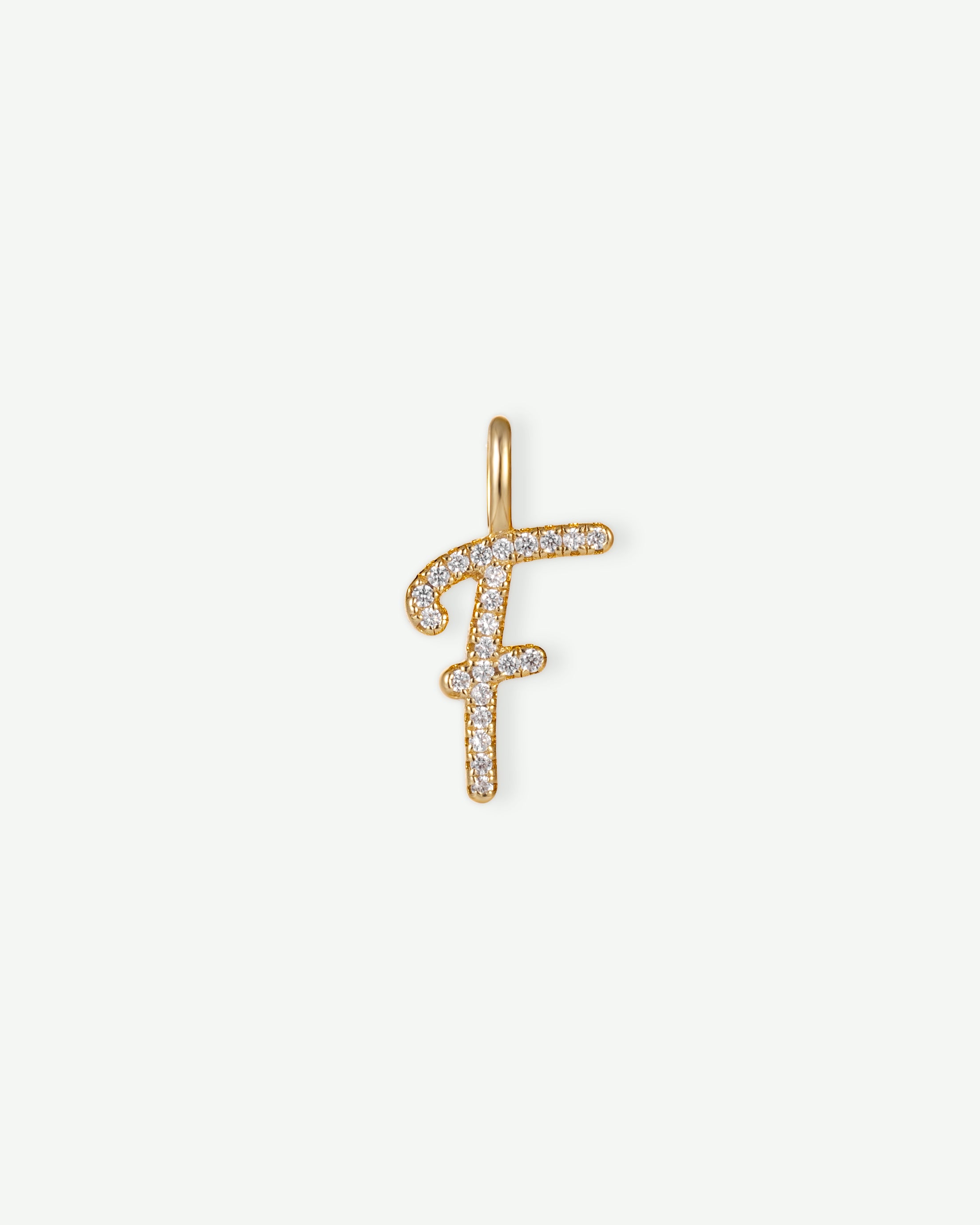 Letter F Charm