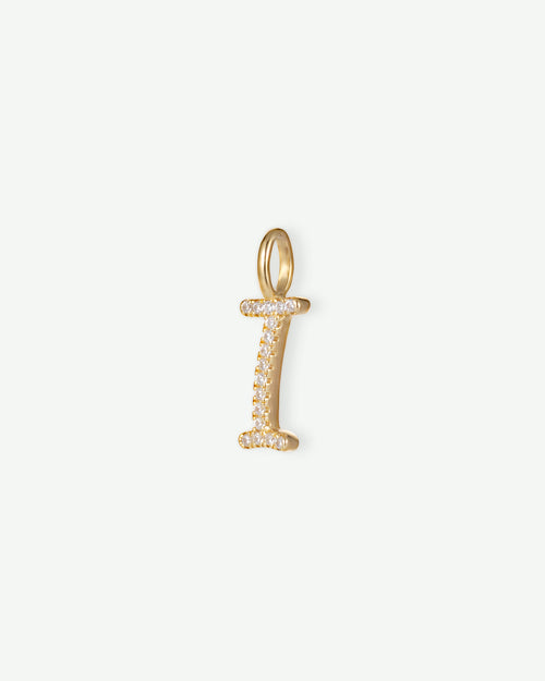 Letter I Charm
