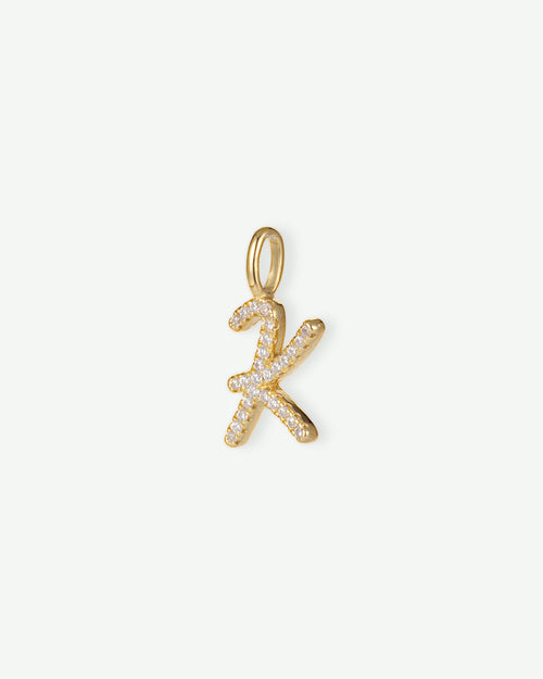Letter K Charm