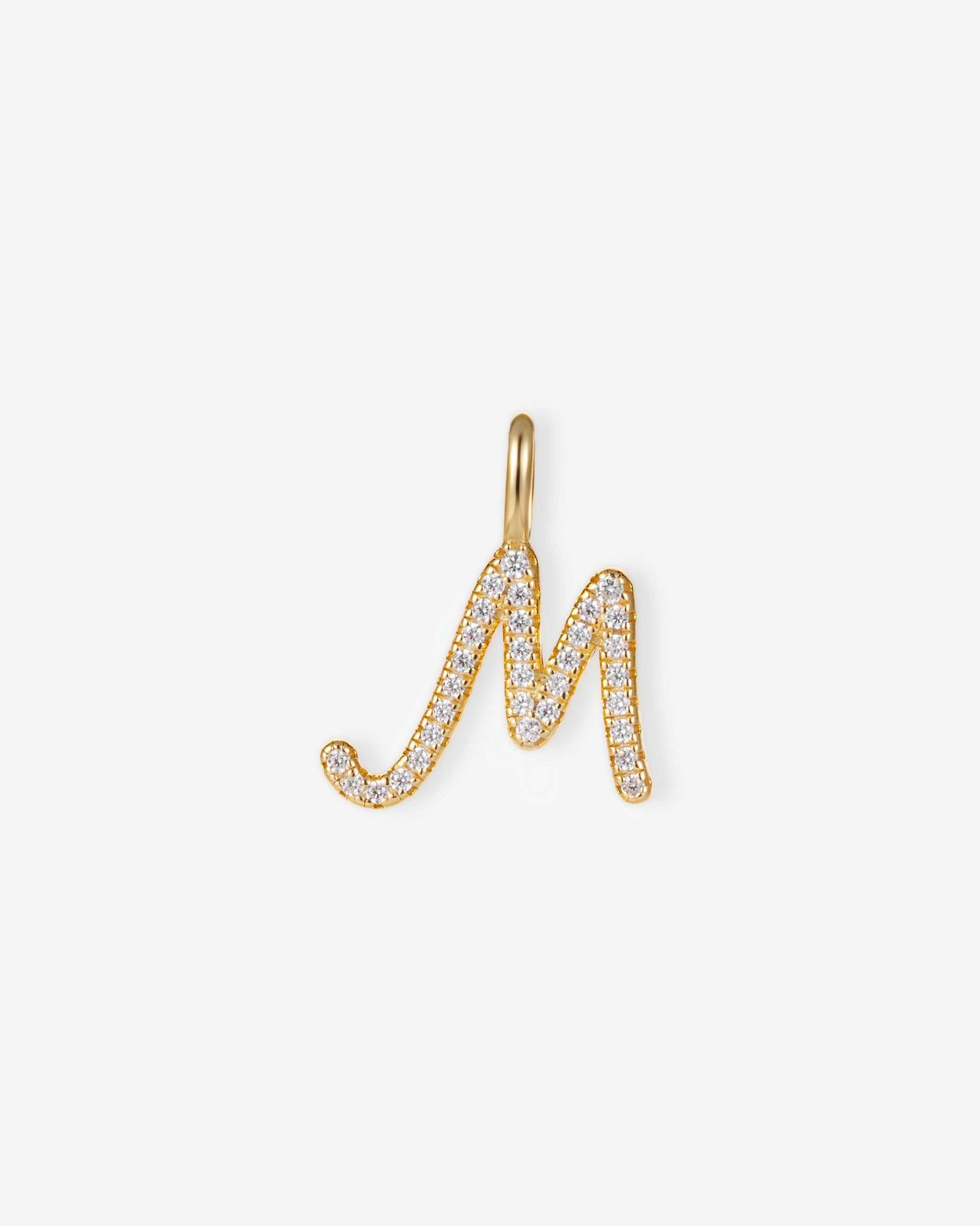 Letter M Charm