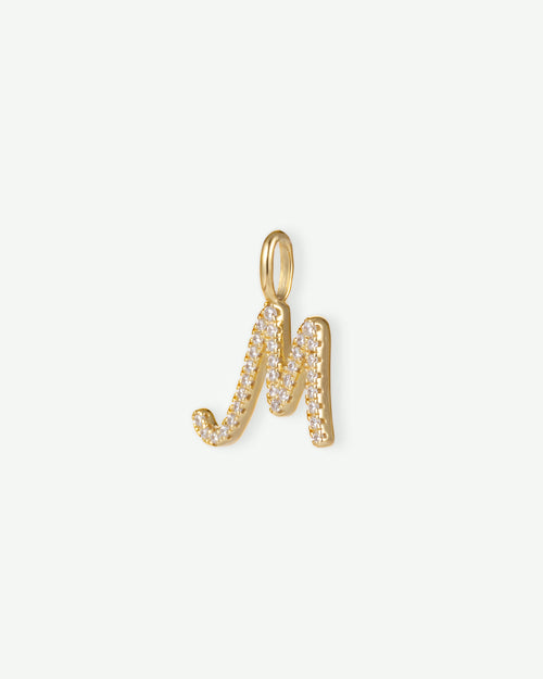 Letter M Charm