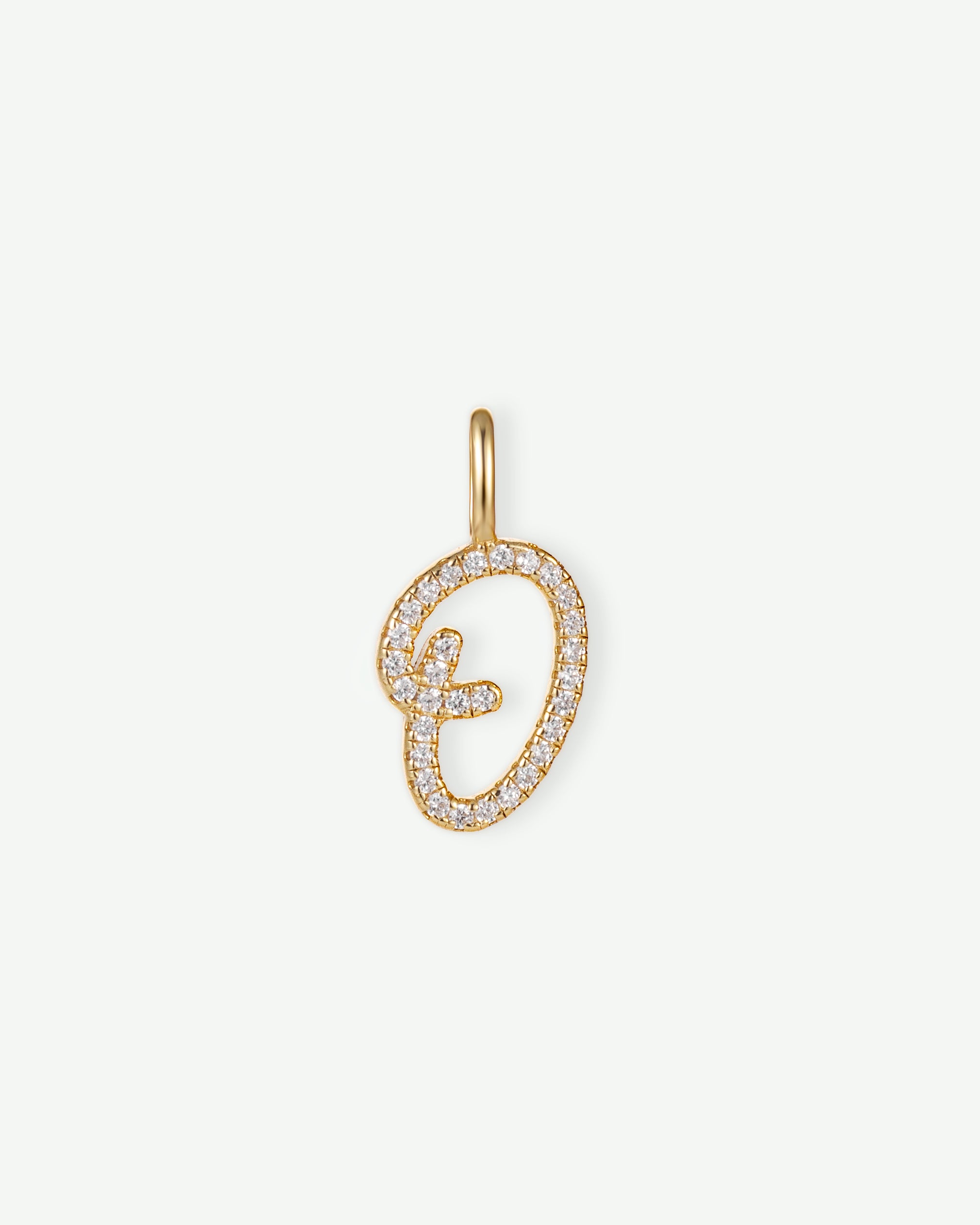 Letter O Charm