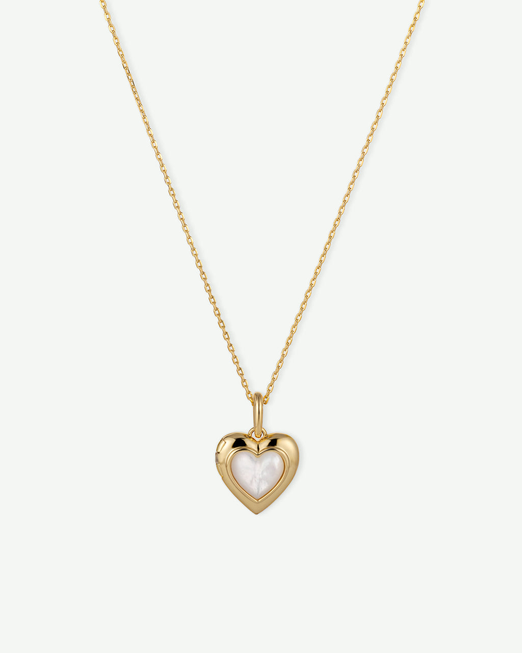 Mother of Pearl Open Heart Pendant