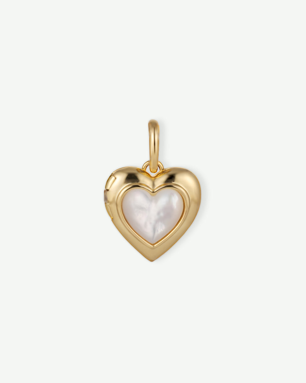Mother of Pearl Open Heart Pendant