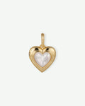 Mother of Pearl Open Heart Pendant