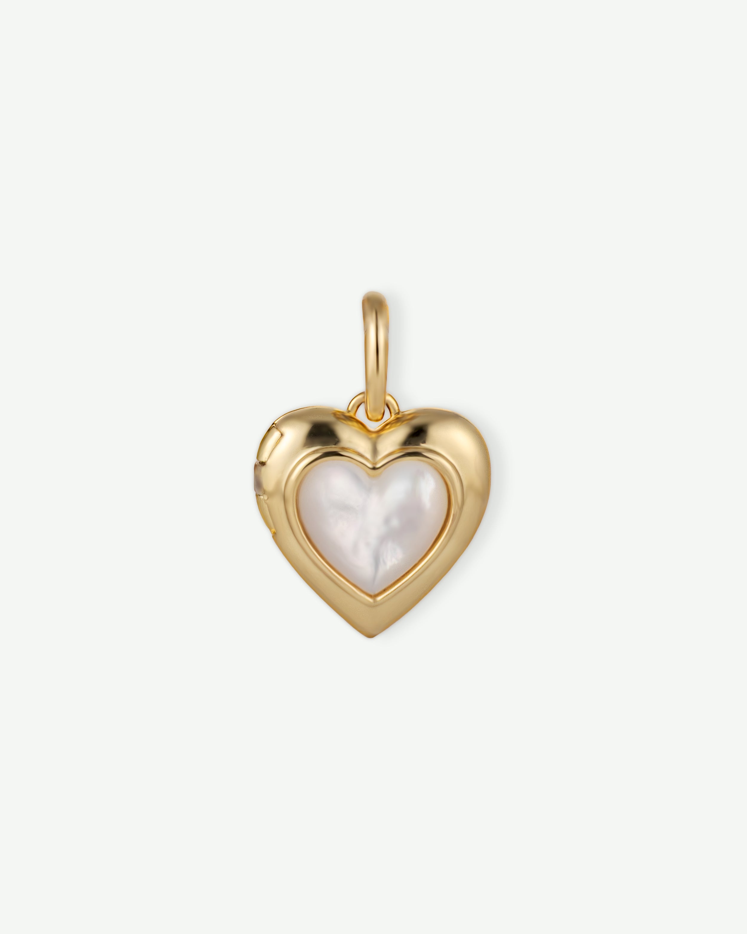 Mother of Pearl Open Heart Pendant