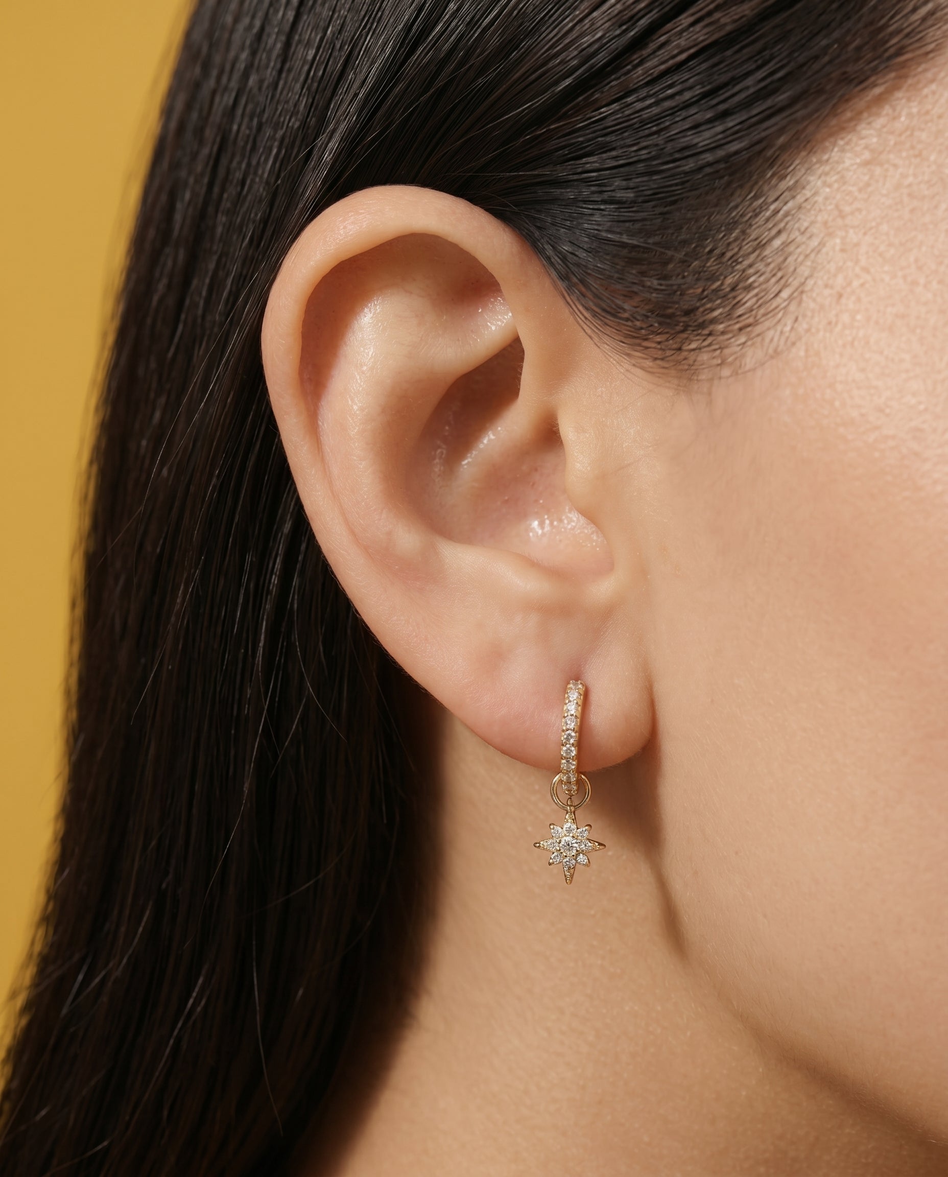 Northern Star Pavé Hoops
