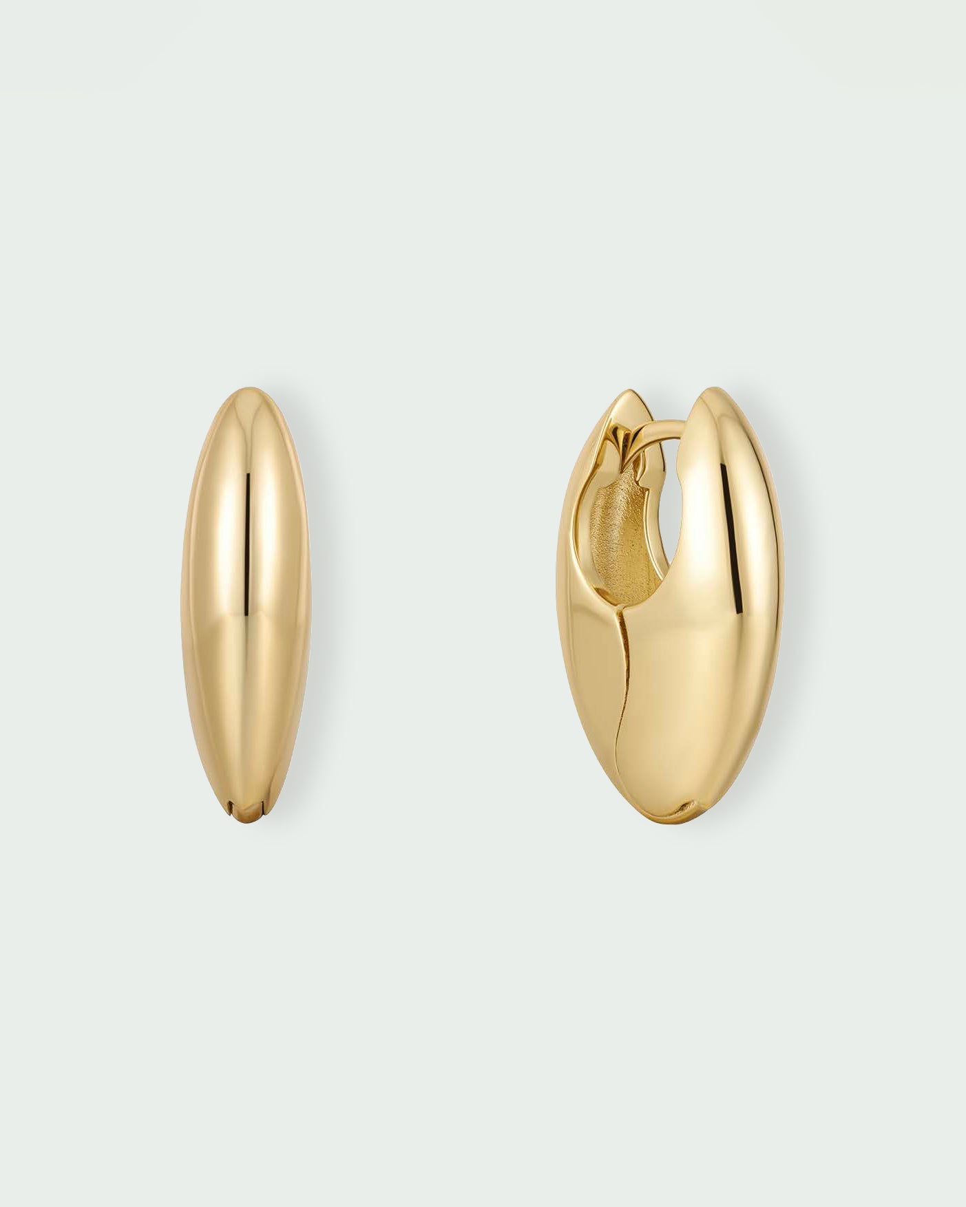 Opulent Dome Hoop Earrings