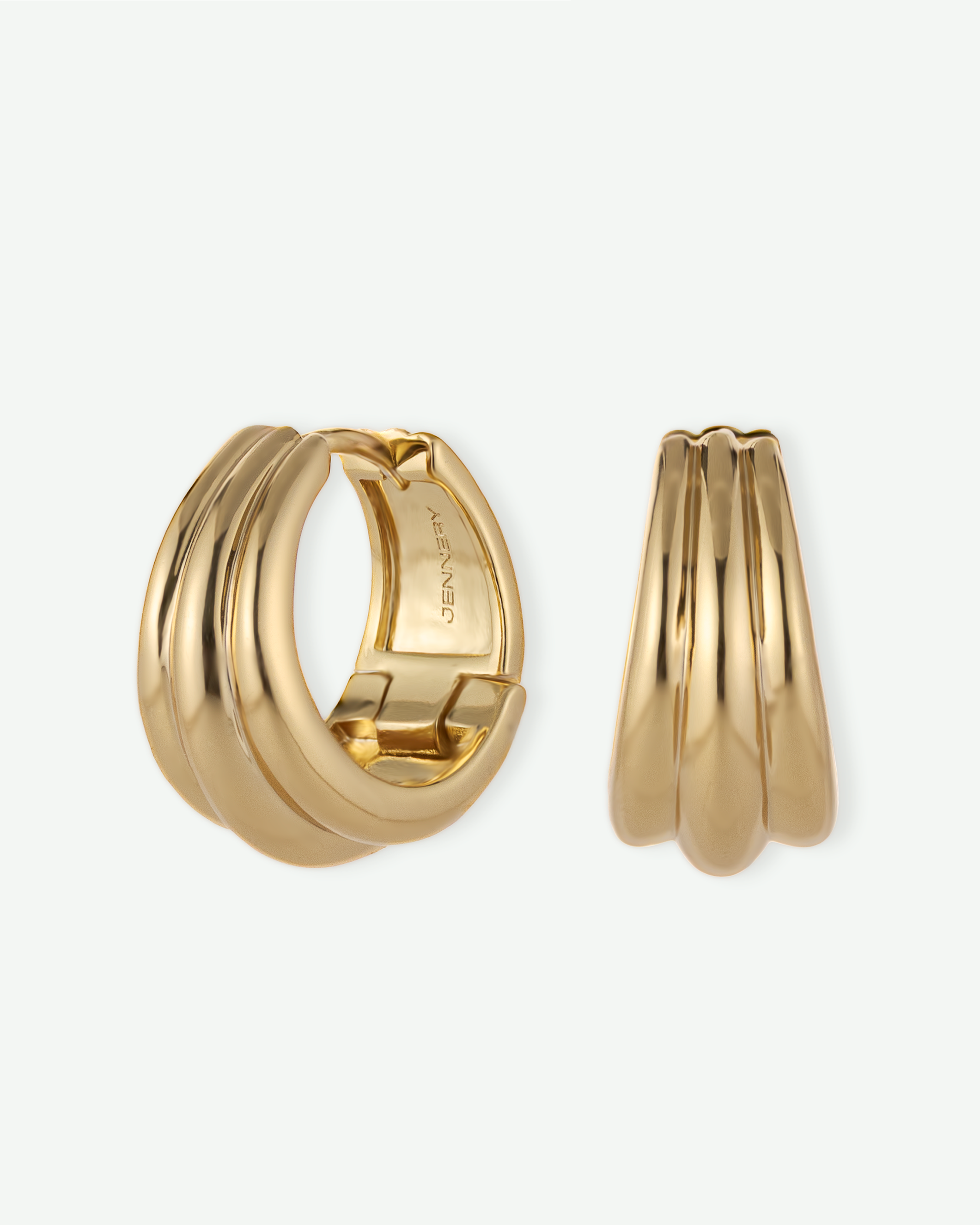 Opulent Dome Wave Earrings