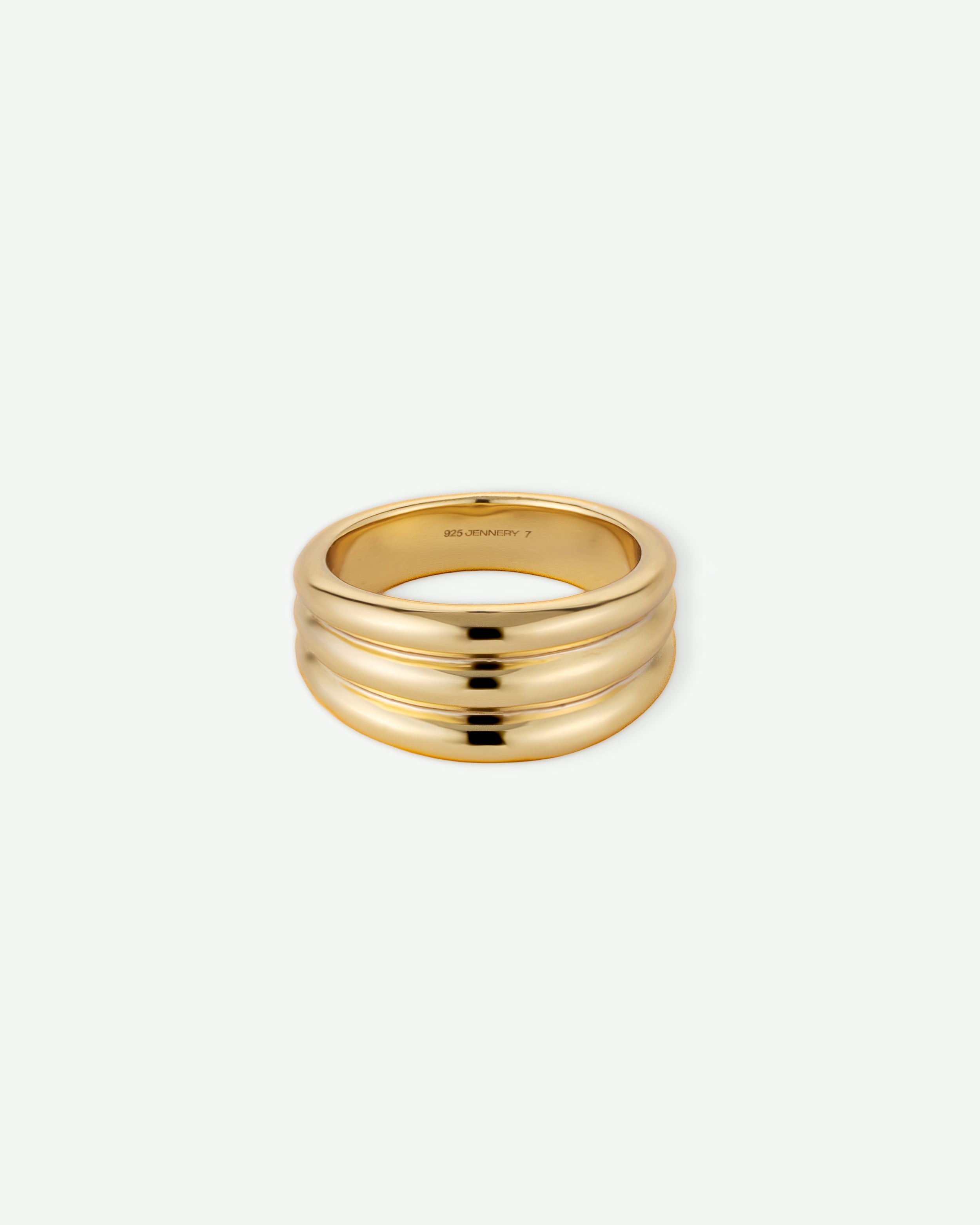 Opulent Dome Wave Ring
