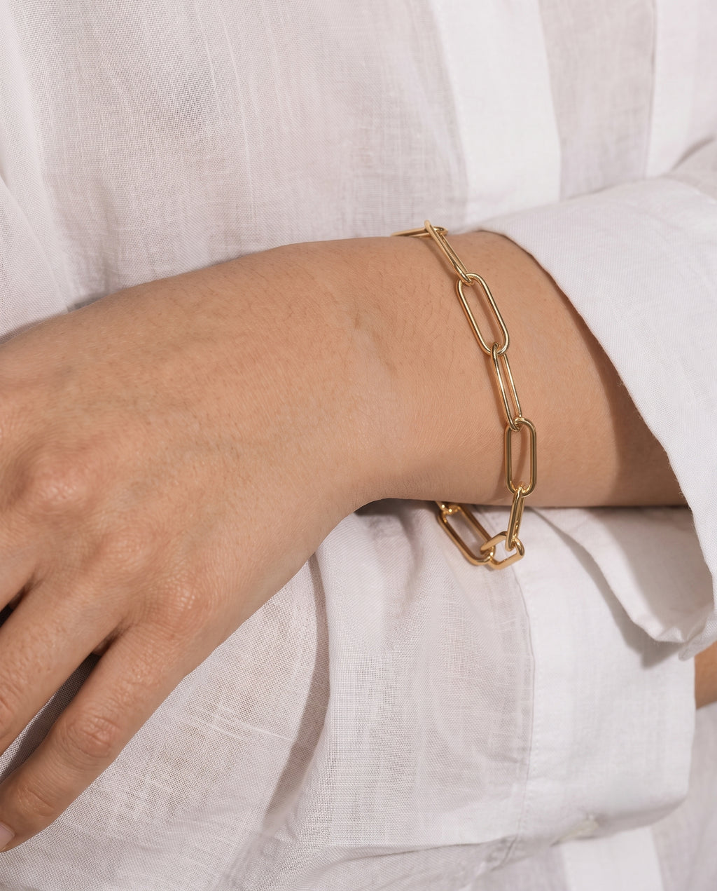 Paperclip Chain Bracelet