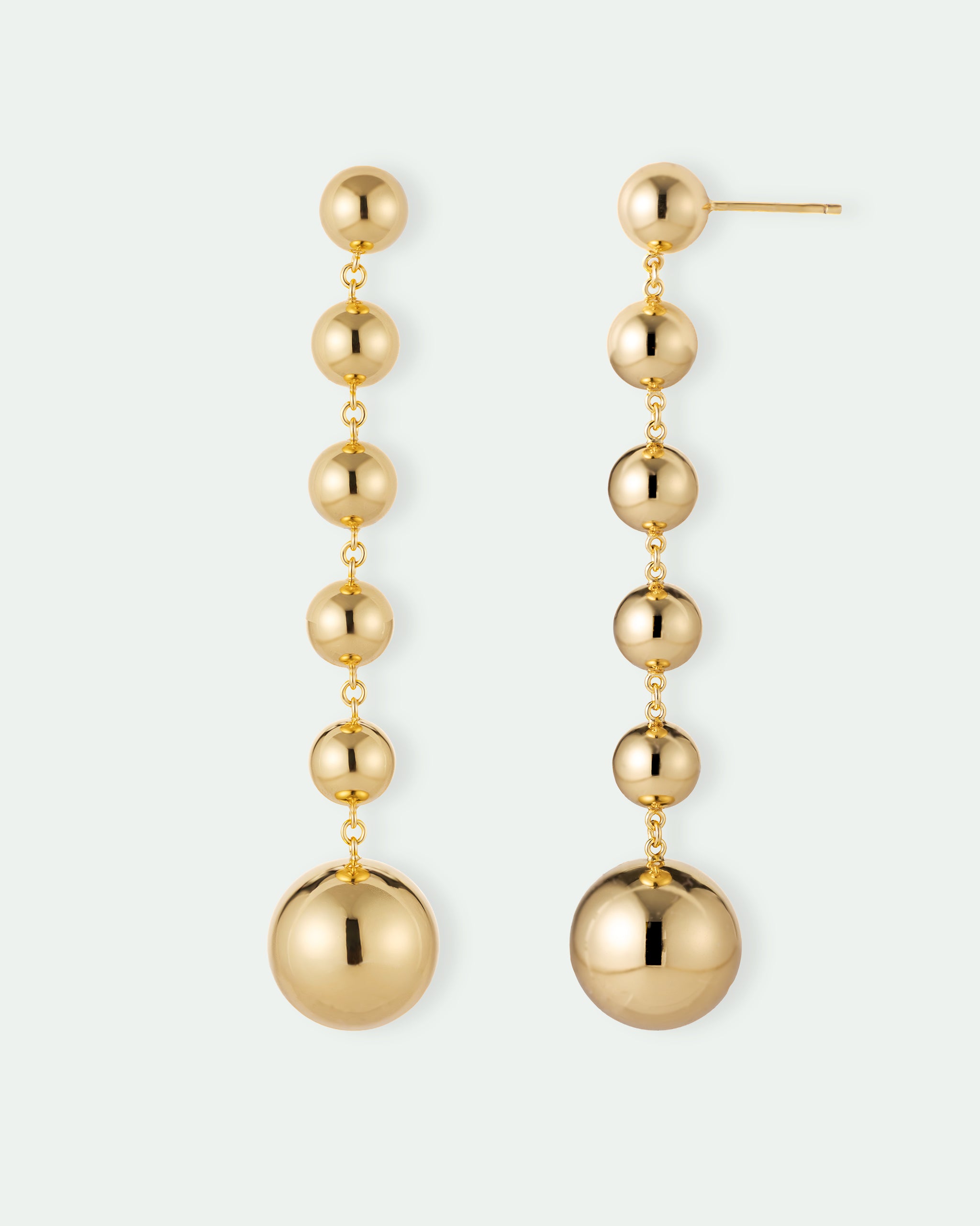 Powerball Long Drop Earrings