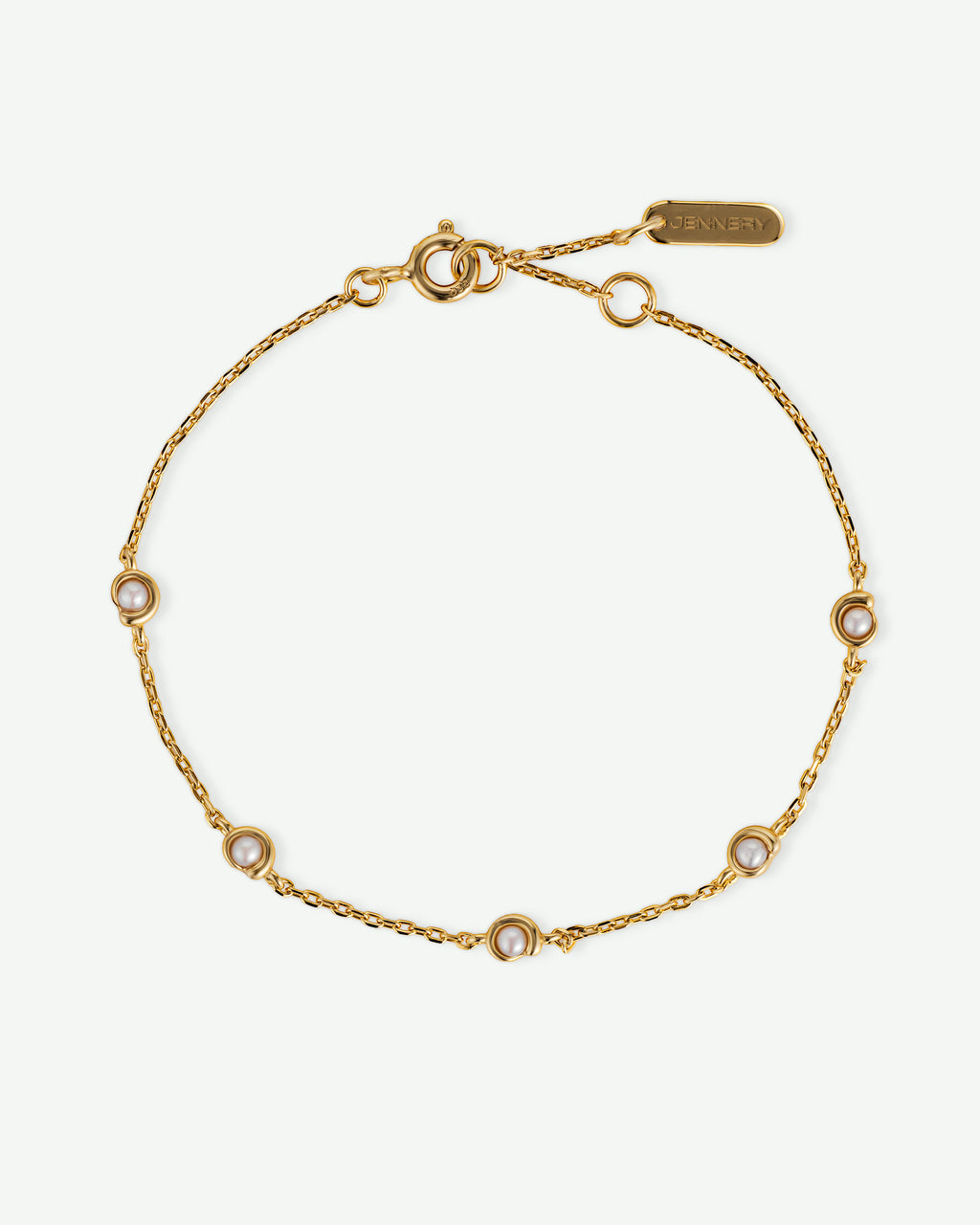 Spiral Pearl Bracelet