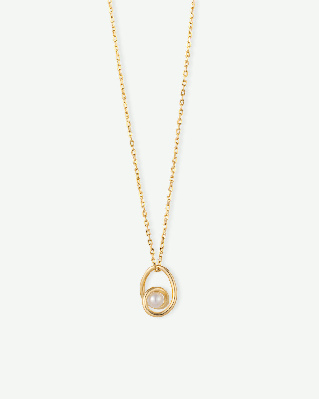 Spiral Pearl Pendant