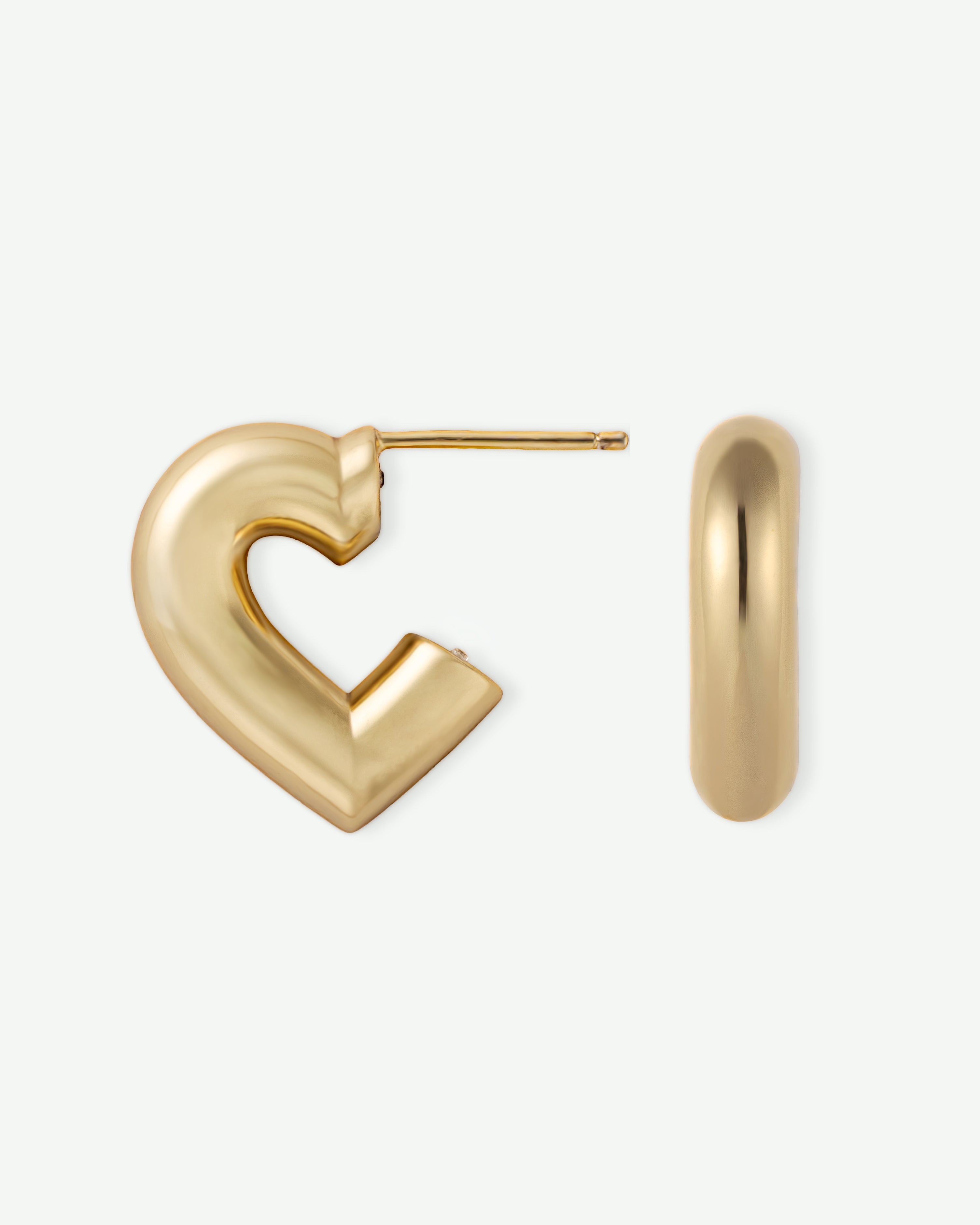 Statement Open Heart Earrings