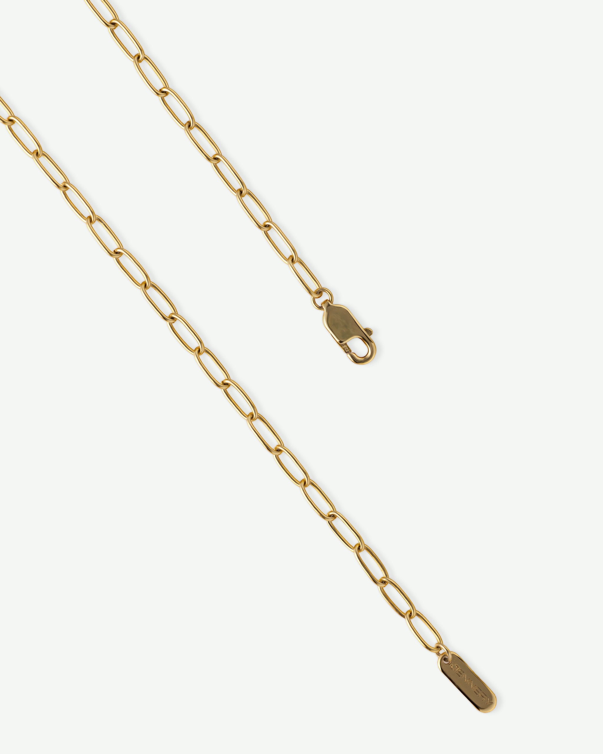 Thin Paperclip Chain Bracelet