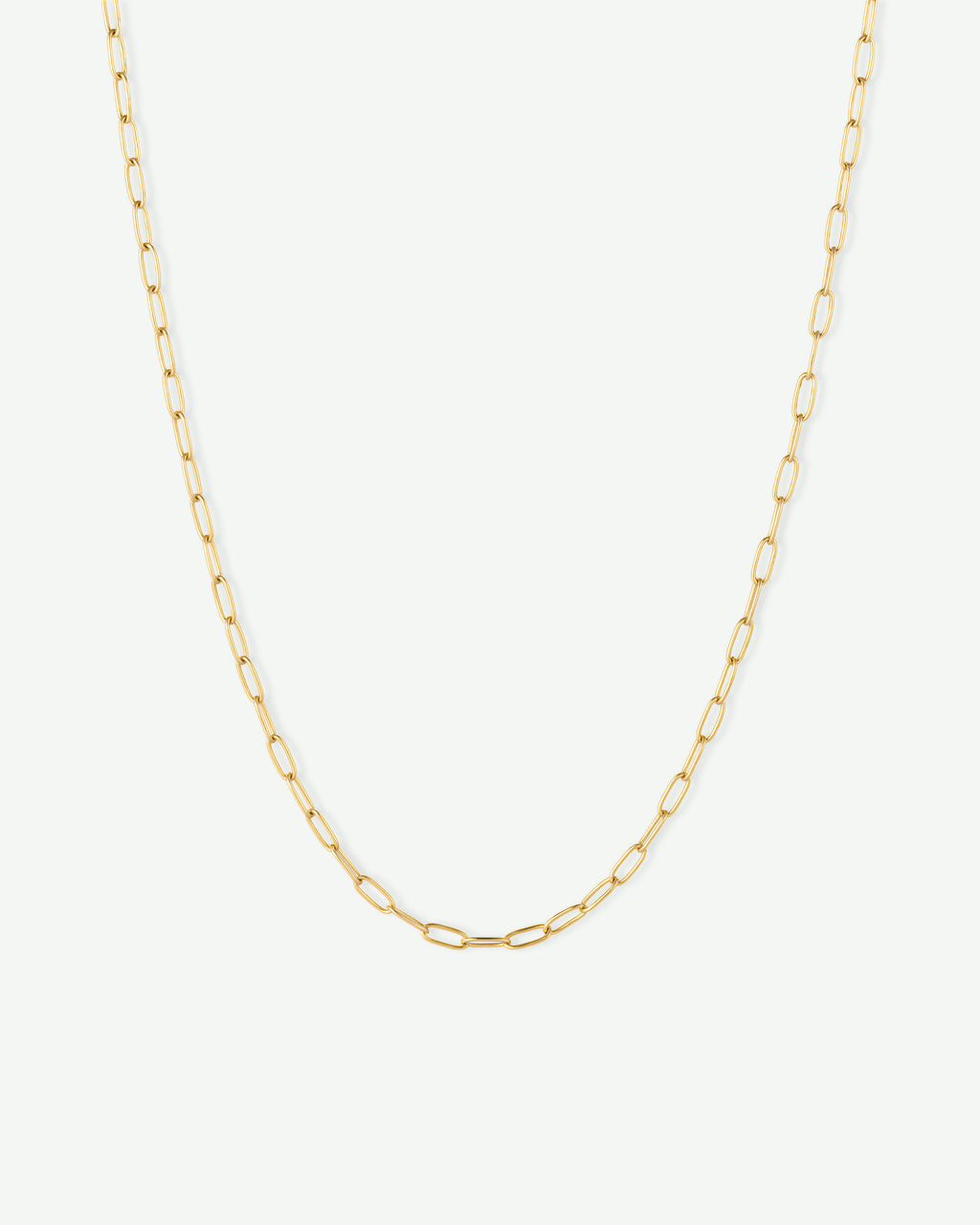 Thin Paperclip Chain Necklace