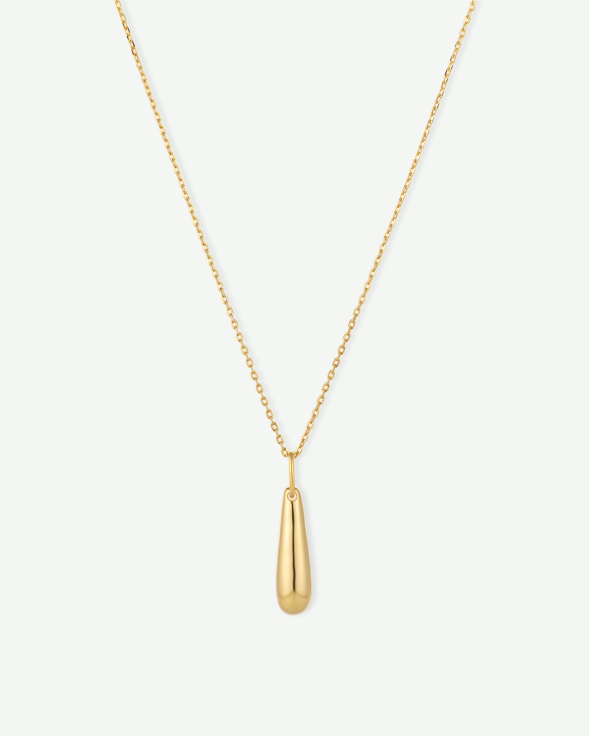 Liquid Drop Pendant Necklace