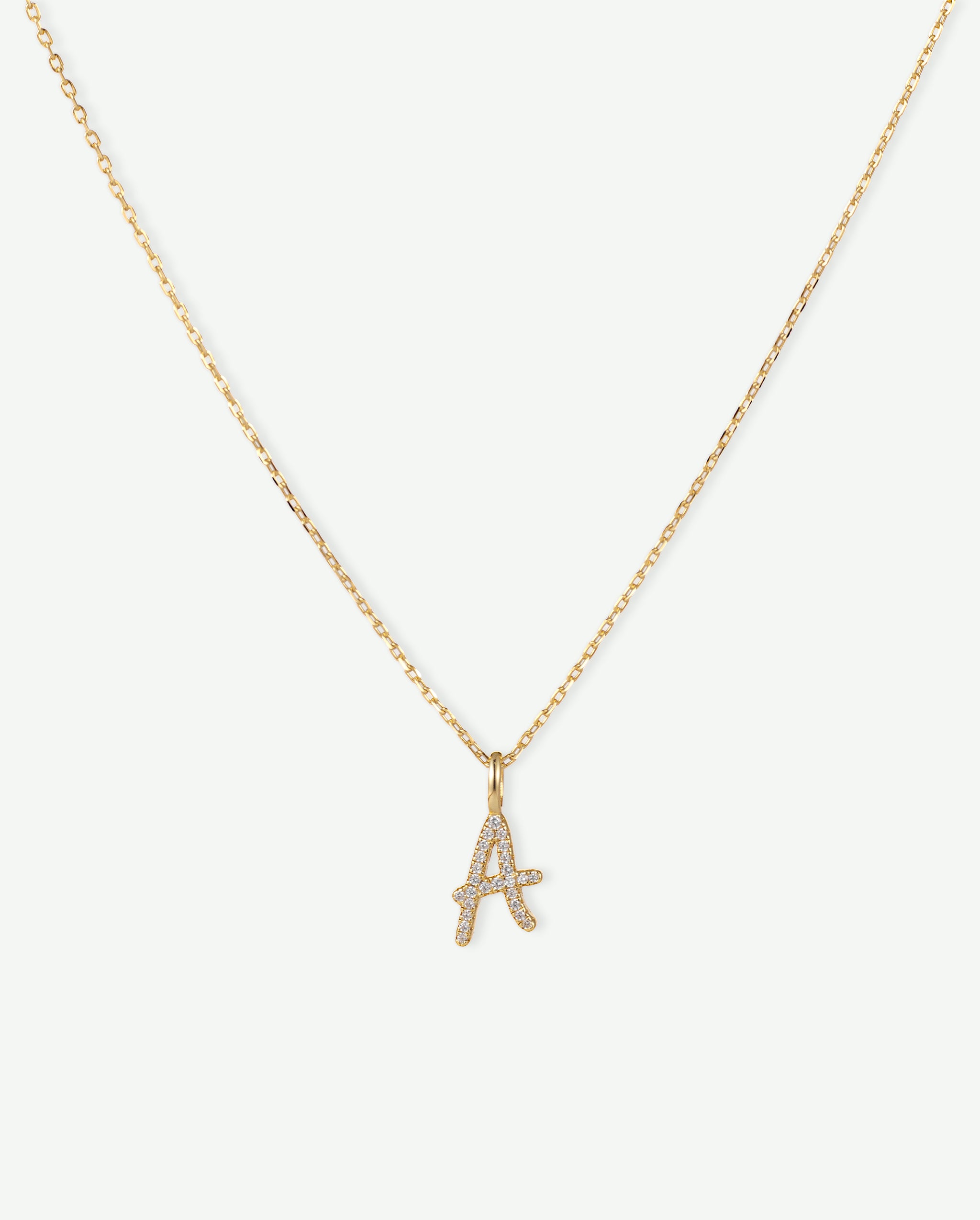 Letter A charm