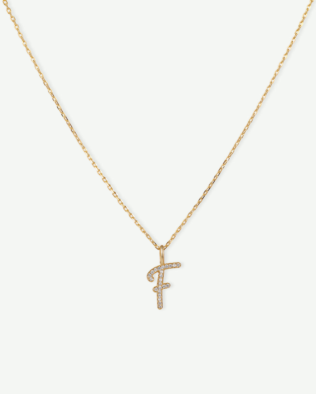 Letter F Charm