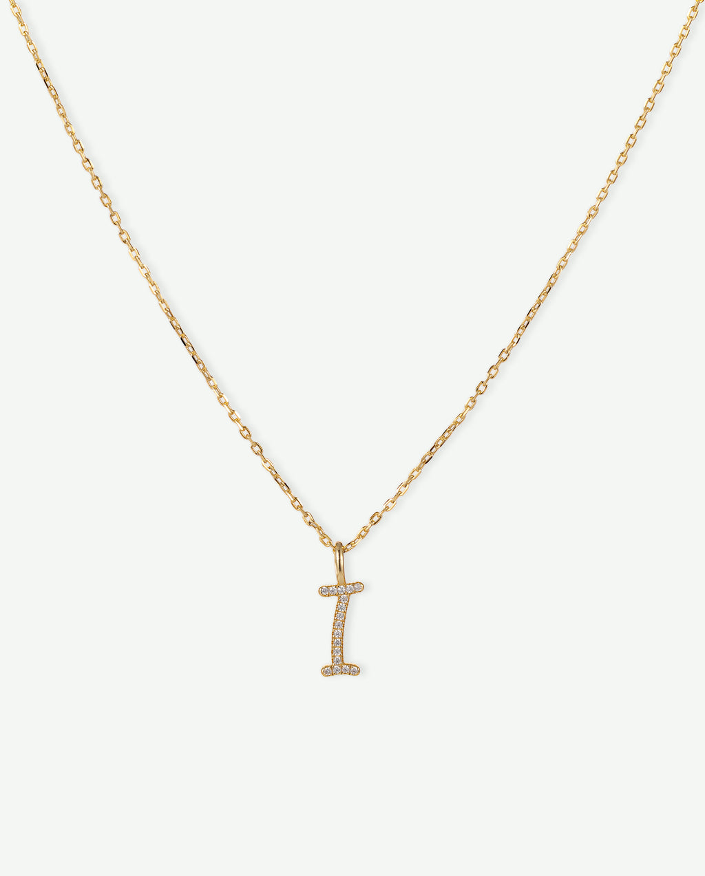 Letter I Charm