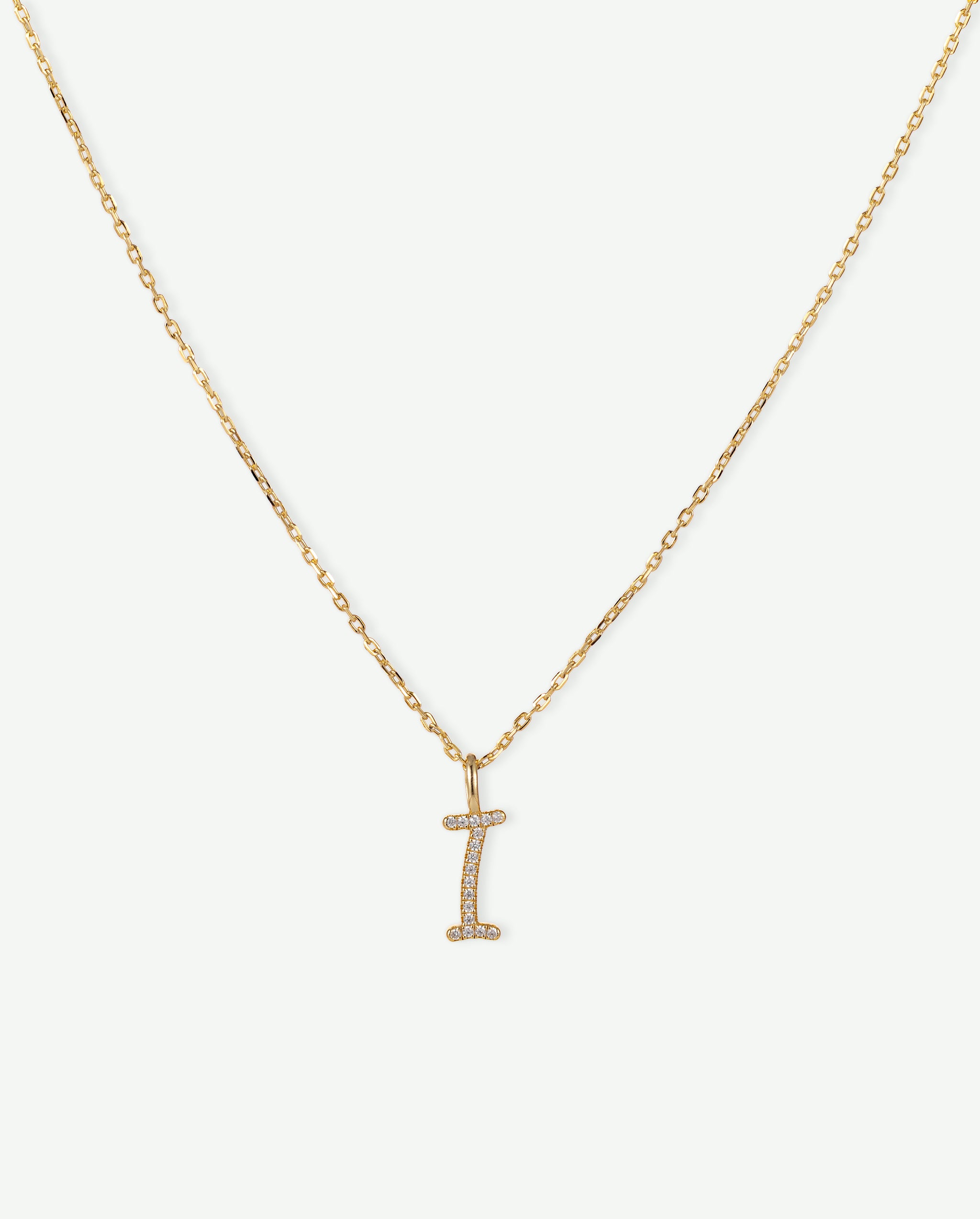 Letter I Charm
