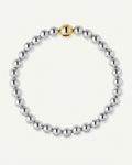 Silver Beaded Bracelet / Necklace